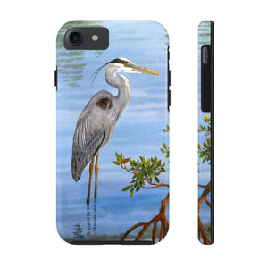 "Great Blue Heron in the Mangroves" Case Mate Tough Phone Case