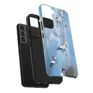 "White Pelicans" Case Mate Tough Phone Case