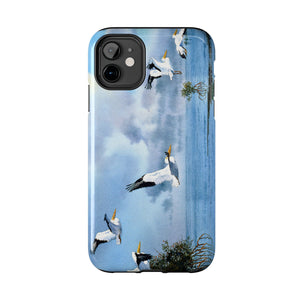 "White Pelicans" Case Mate Tough Phone Case