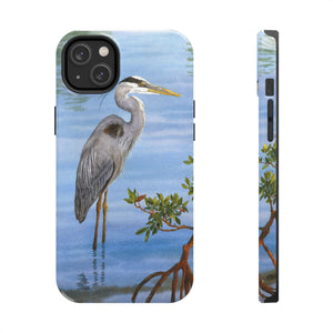 "Great Blue Heron in the Mangroves" Case Mate Tough Phone Case