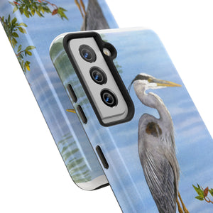 "Great Blue Heron in the Mangroves" Case Mate Tough Phone Case