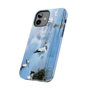 "White Pelicans" Case Mate Tough Phone Case