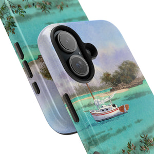 "Peaceful Anchorage" Case Mate Tough Phone Case