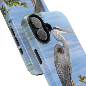 "Great Blue Heron in the Mangroves" Case Mate Tough Phone Case
