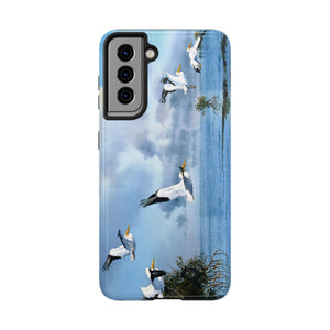 "White Pelicans" Case Mate Tough Phone Case