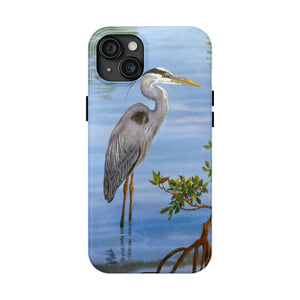 "Great Blue Heron in the Mangroves" Case Mate Tough Phone Case