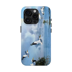 "White Pelicans" Case Mate Tough Phone Case
