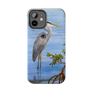 "Great Blue Heron in the Mangroves" Case Mate Tough Phone Case