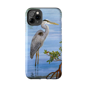 "Great Blue Heron in the Mangroves" Case Mate Tough Phone Case