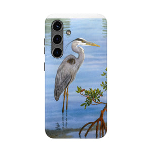 "Great Blue Heron in the Mangroves" Case Mate Tough Phone Case