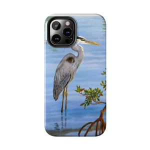 "Great Blue Heron in the Mangroves" Case Mate Tough Phone Case