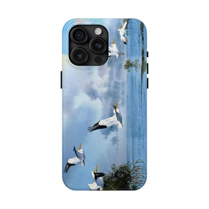 "White Pelicans" Case Mate Tough Phone Case