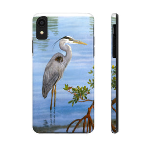 "Great Blue Heron in the Mangroves" Case Mate Tough Phone Case
