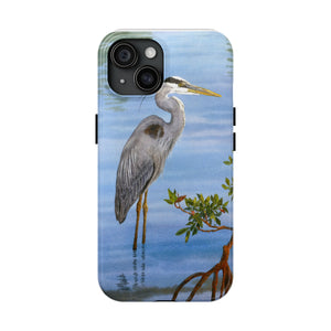 "Great Blue Heron in the Mangroves" Case Mate Tough Phone Case