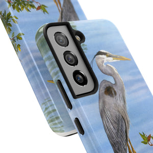 "Great Blue Heron in the Mangroves" Case Mate Tough Phone Case