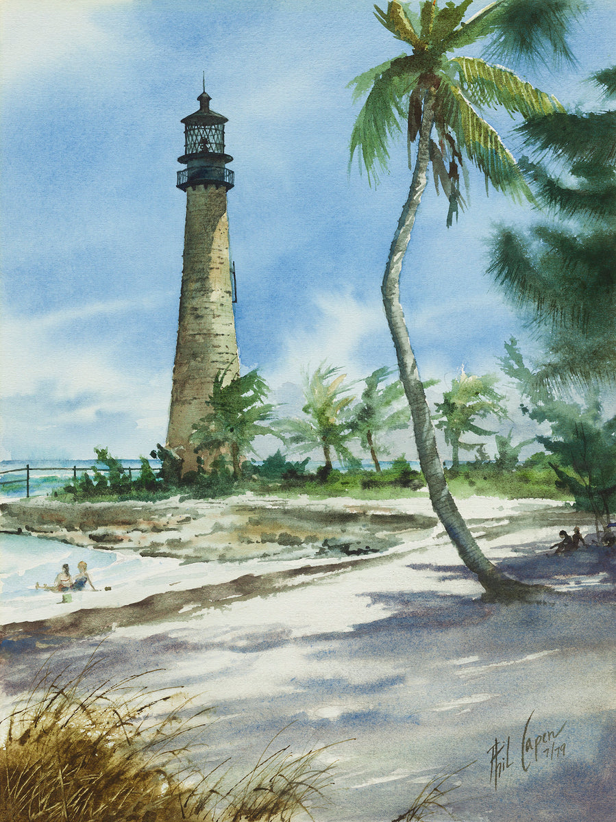 Cape Florida Lighthouse – Phil Capen Art