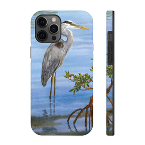 "Great Blue Heron in the Mangroves" Case Mate Tough Phone Case