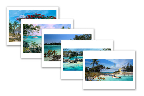 Note cards:  Tropical Scenes - Shipping is FREE!